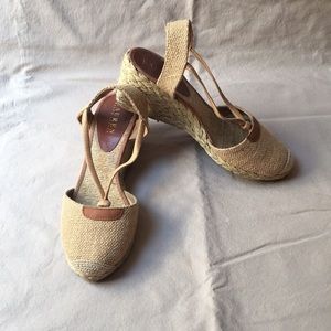 Ralph Lauren espadrilles wedged sandals